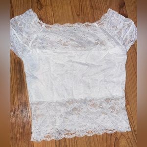 White Lace Top